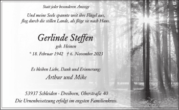 Traueranzeige von Arthur und Mike von Wochenspiegel
