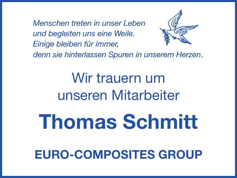  Traueranzeige für Thomas Schmitt vom 23.06.2023 aus WochenSpiegel