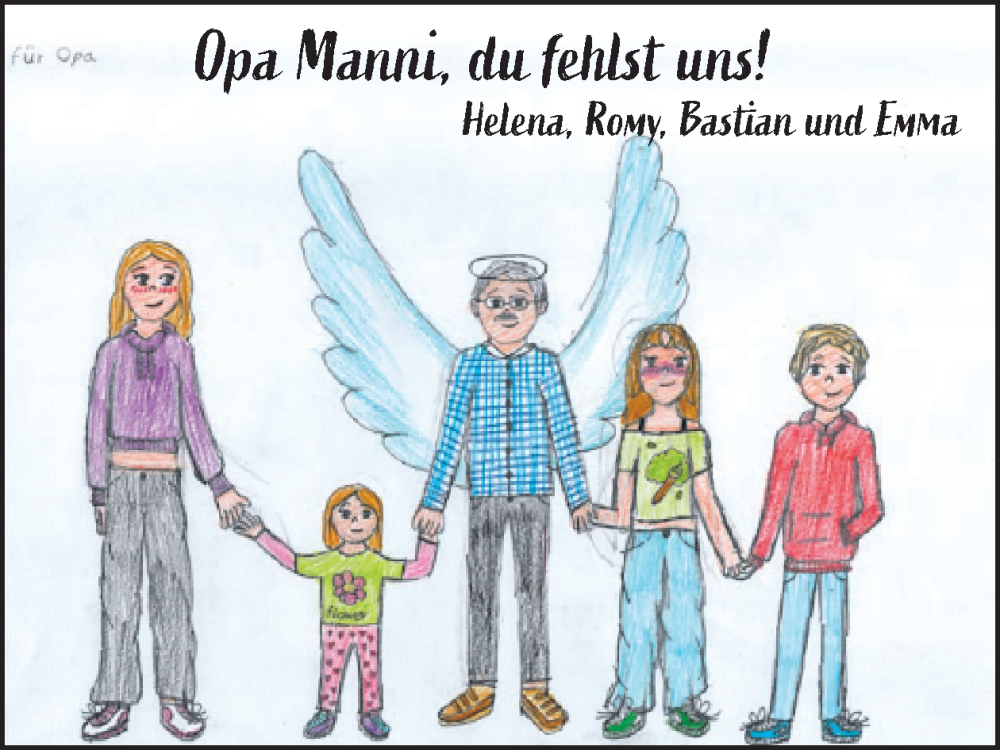  Traueranzeige für Manni  vom 14.11.2025 aus WochenSpiegel