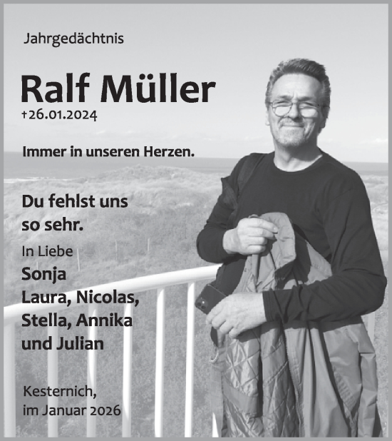 Traueranzeige von Ralf Müller von WochenSpiegel
